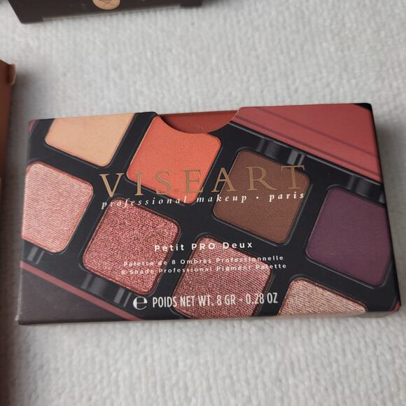 Viseart eyeshadow palettes bundle of 3 pink neutral - Picture 5 of 10